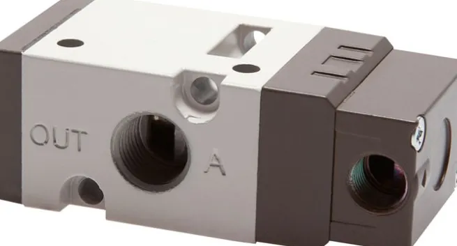 3/2-Wege Pneumatikventil, G 1/4" (Pilot G 1/8"), Federrückstellung (NC)