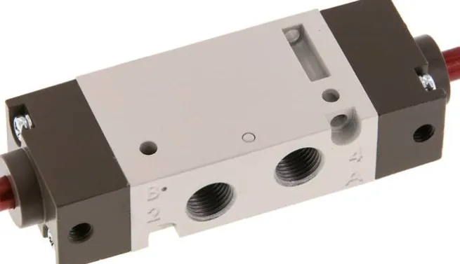 5/2-Wege Pneumatikventil, G 1/8" (Pilot M5), Impulsventil
