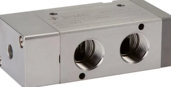3/2-Wege Pneumatikventil, G 1/2" (Pilot G 1/8"), Federrückstellung (NC)