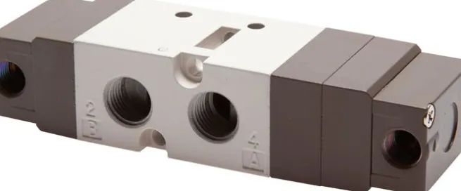 5/2-Wege Pneumatikventil, G 1/4" (Pilot u. Abluft G 1/8"), Impulsventil