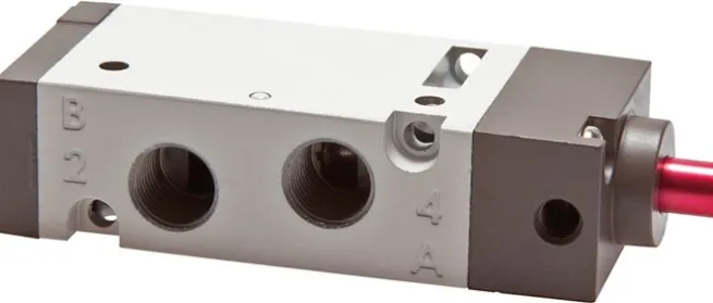 5/2-Wege Pneumatikventil, G 1/8" (Pilot M5), Federrückstellung