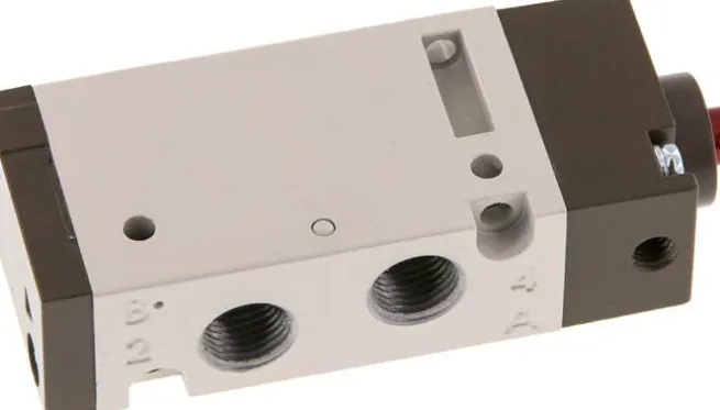 5/2-Wege Pneumatikventil, G 1/8" (Pilot M5), Federrückstellung