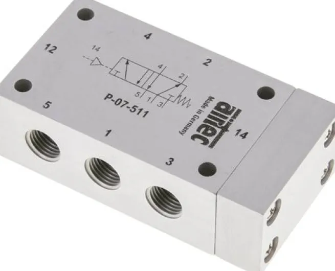 5/2-Wege Pneumatikventil mit Feder, G 1/4", ATEX-Zulassung