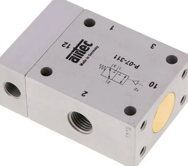 3/2-Wege Pneumatikventil mit Feder, G 1/4"