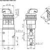 3/2-Wege Ventil G 1/4", Drehschalter schwarz