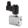 2/2-Wege Ventil, stromlos geschlossen (NC), beidseitig 230V, 3/8", bis 350 bar (Stahl verzinkt)