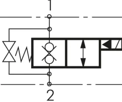 2/2-Wege Ventil, stromlos geschlossen (NC), beidseitig 230V, 3/8