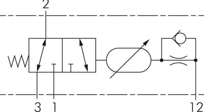 3/2-Wege Zeitventil, 0,25 - 5,0 Sekunden, M 5
