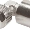 Winkel-Aufschraubverschraubung G 1/4"-8x6mm, Messing vernickelt