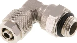 Winkel-Drehverschraubung G 1/8"-6x4mm, Messing vernickelt