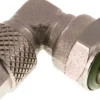 Winkel-Drehverschraubung G 1/8"-6x4mm, Messing vernickelt, Dichtung FKM