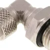 Winkel-Drehverschraubung G 1/4"-6x4mm, Messing vernickelt