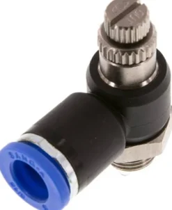 Winkel-Drosselrückschlagventil G 1/8"-8mm,abluftregelnd (Standard)