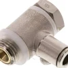 Winkel-Drosselrückschlagventil G 1/4"-6mm,abluftregelnd (Standard), Messing, Eco
