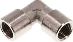 90°-Winkel G 1/4" (IG), Messing vernickelt