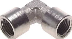 90°-Winkel G 1/4" (IG), Messing vernickelt