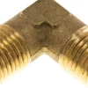 90°-Winkel R 1/4" (AG), Messing