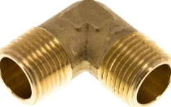 90°-Winkel R 1/2" (AG), Messing