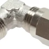 Winkel-Schneidringverschraub. R 1/8"-6 LL (M10x1), Messing vernickelt