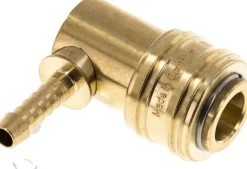 Winkel-Schnellkupplung (NW7,2) 6 (1/4") mm Schlauch, Messing