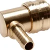 Winkel-Schnellkupplung (NW7,2) 9 (3/8") mm Schlauch, Messing
