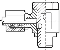 Winkel-Schwenkverschraubung G 1/8"-8 LL (M12x1), Stahl verzinkt