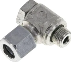 Winkel-Schwenkverschraubung G 1/8"-8 LL (M12x1), Stahl verzinkt