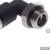 Winkel-Steckanschluss G 1/4"-6mm, IQS-Standard, GL