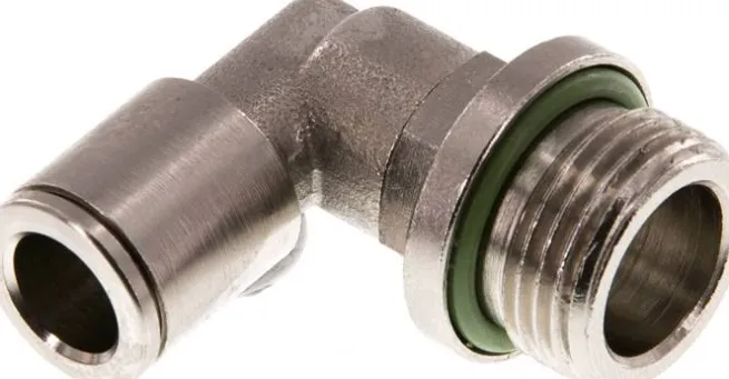 Winkel-Steckanschluss G 3/8"-8mm, IQS-MSV (Hochtemperatur), Dichtung FKM