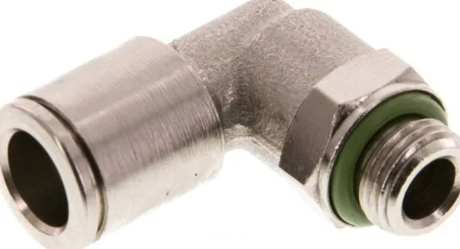 Winkel-Steckanschluss G 1/8"-8mm, IQS-MSV (Hochtemperatur), Dichtung FKM