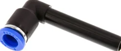 Winkel-Steckanschluss, langer 8mm Stecknippel, IQS-Standard