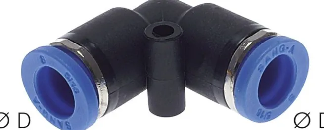 Winkel-Steckanschluss 6mm, IQS-Standard
