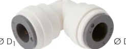 Winkel-Steckanschluss 3/8" (9,52 mm)-3/8" (9,52 mm), IQS-LE (EPDM-Dichtung)
