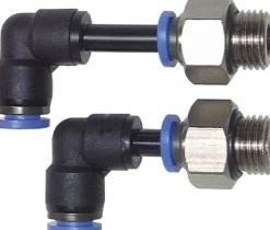 Winkel-Steckanschluss 8mm Stecknippel, 8mm Schlauch