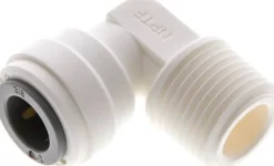 Winkel-Steckanschluss NPT 3/8"-3/8" (9,52 mm), IQS-LE (EPDM-Dichtung)