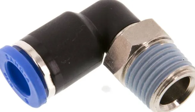 Winkel-Steckanschluss R 1/4"-8mm, IQS-Standard