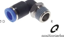 Winkel-Steckanschluss R 1/4"-12mm, IQS-Standard