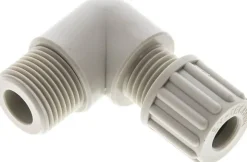 Winkel-Verschraubung G 3/8"-8x6mm, Polypropylen