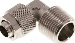 Winkel-Verschraubung R 3/8"-10x8mm, Messing vernickelt