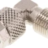 Winkel-Verschraubung R 1/8"-6x4mm, Messing vernickelt