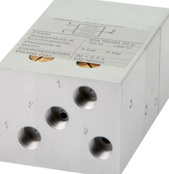 Zweihand-Sicherheitsblock G 1/8", 3/2-Wege (NC) Typ SZ 18 310 B