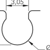 Zylinderschalter, 2-Leiter Solid-State Sensor, rote LED Typ ZSD 22